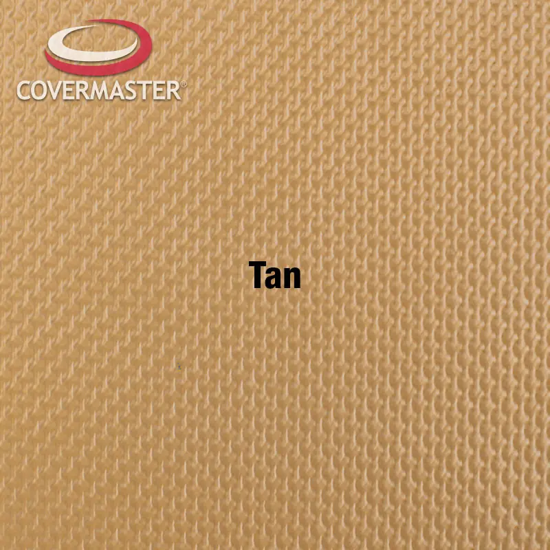 Tan colored gym floor tarp.
