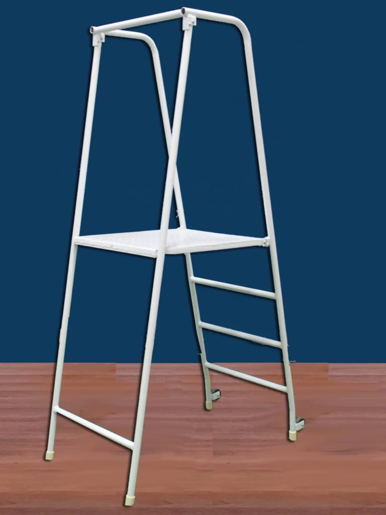 Product photo of volleyball referee stand.